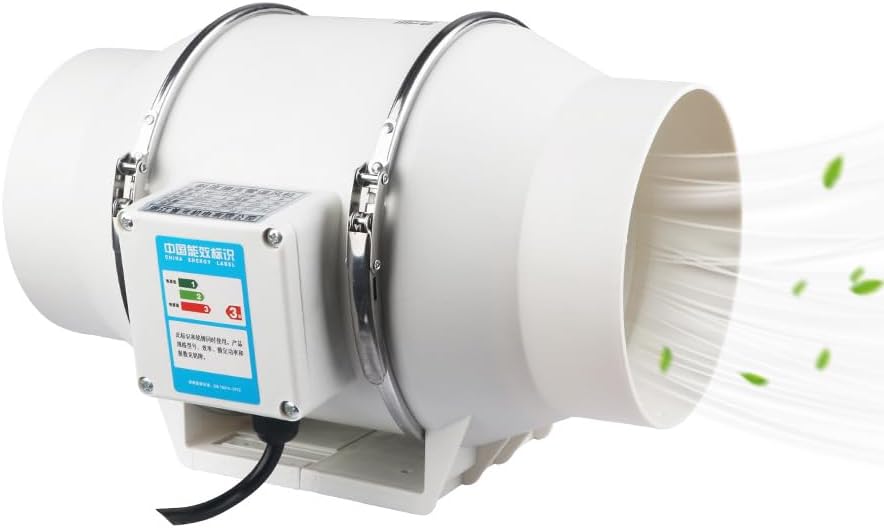 6'' Silent Inline Extractor Fan Exhaust Duct