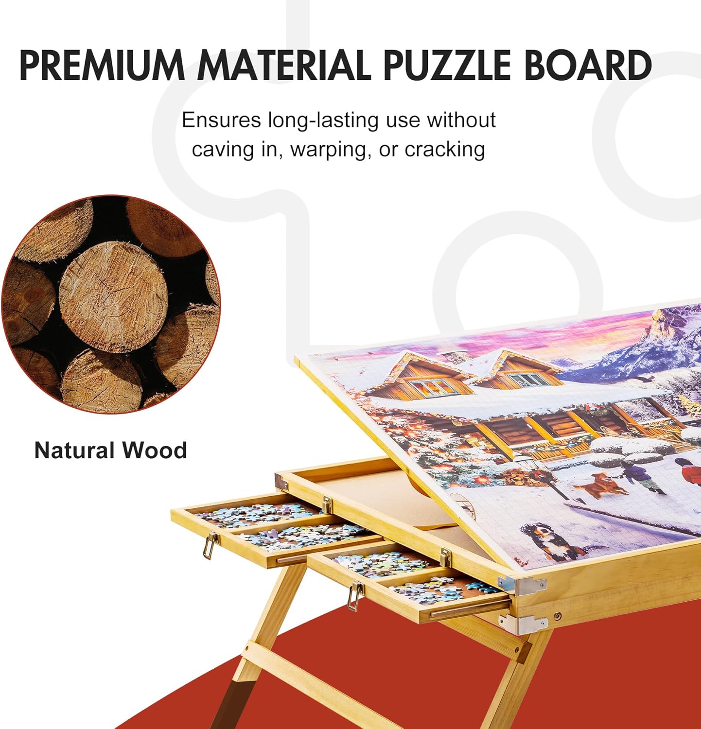 Jigsaw Puzzle Board Wooden