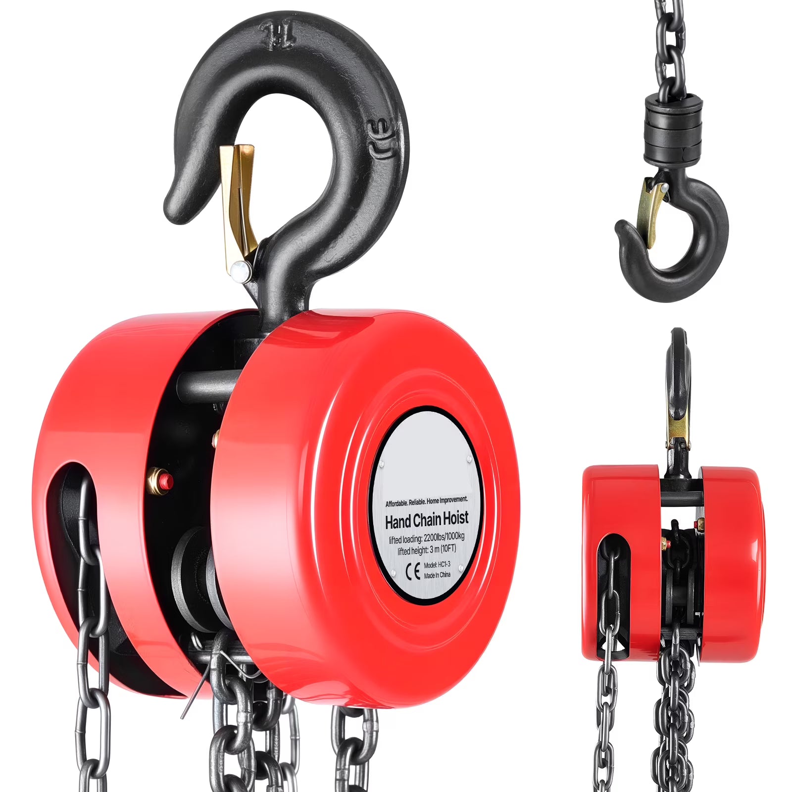 3T Chain Block & Tackle Hoist 3M