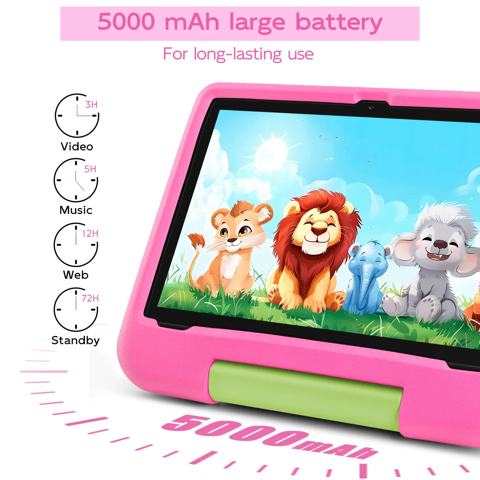 10.1" Kids Android Tablet with Protective Case
