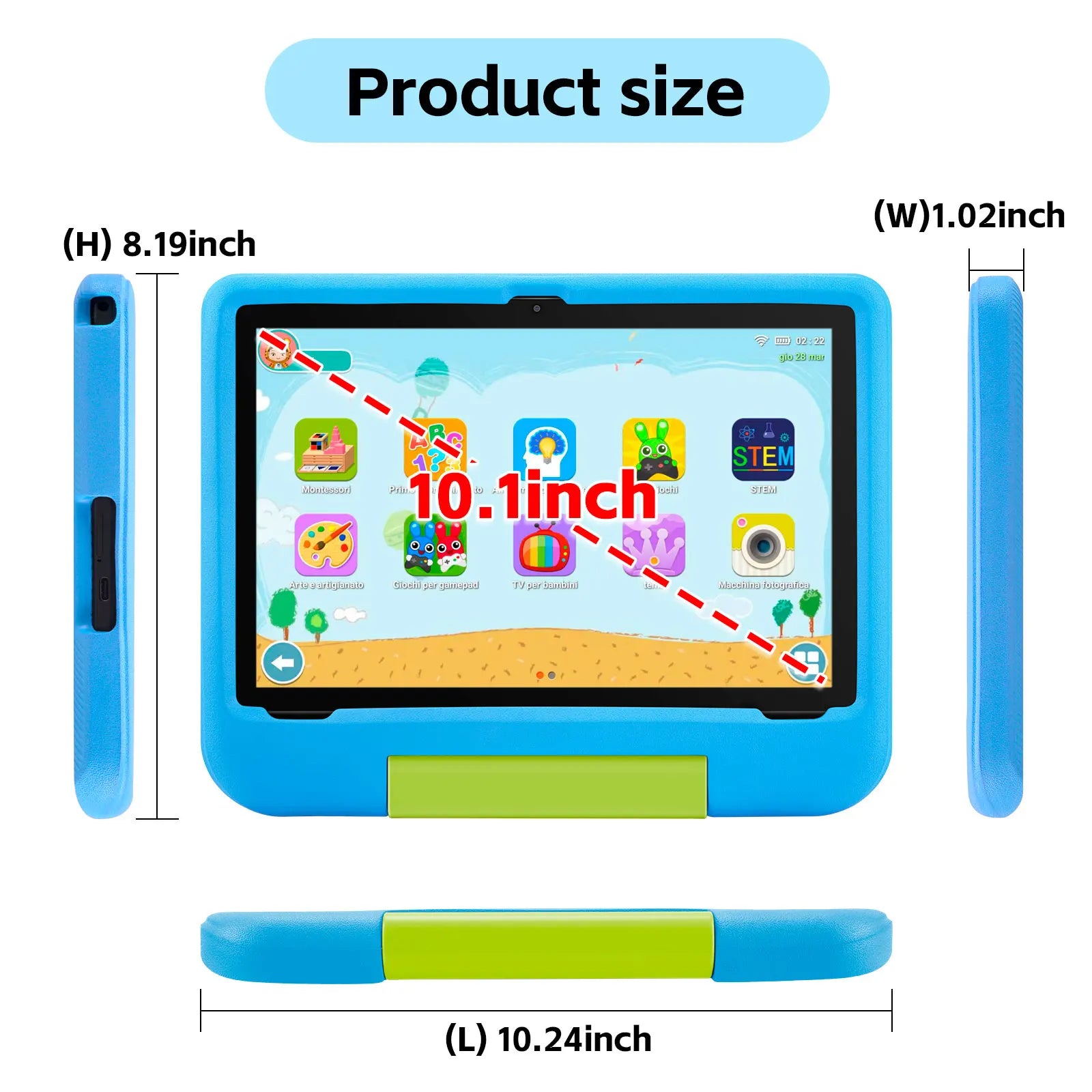 10.1" Kids Android Tablet