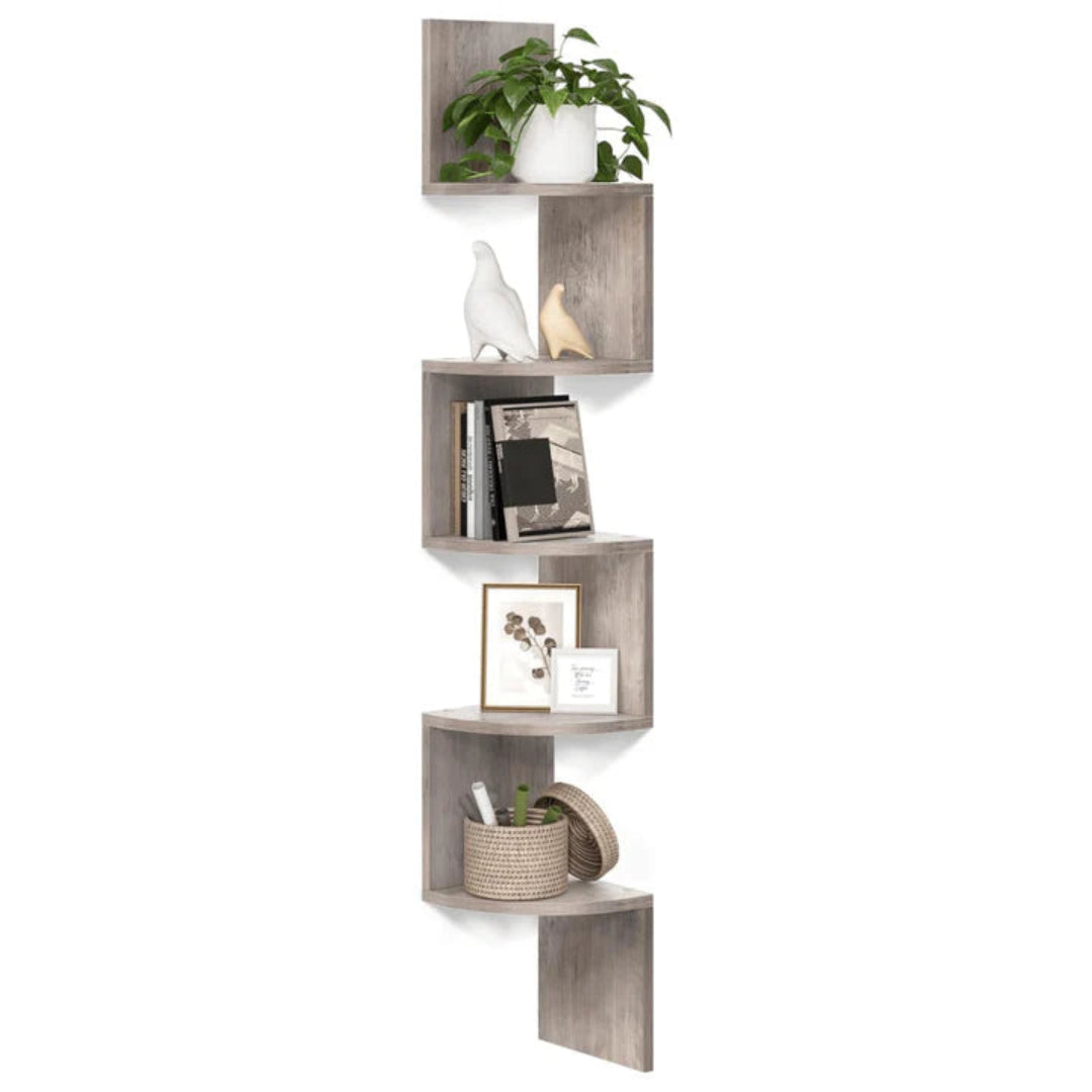 Elegant Bookshelf Corner Shelf