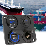 Dual USB LED Rocker Switch Panel
