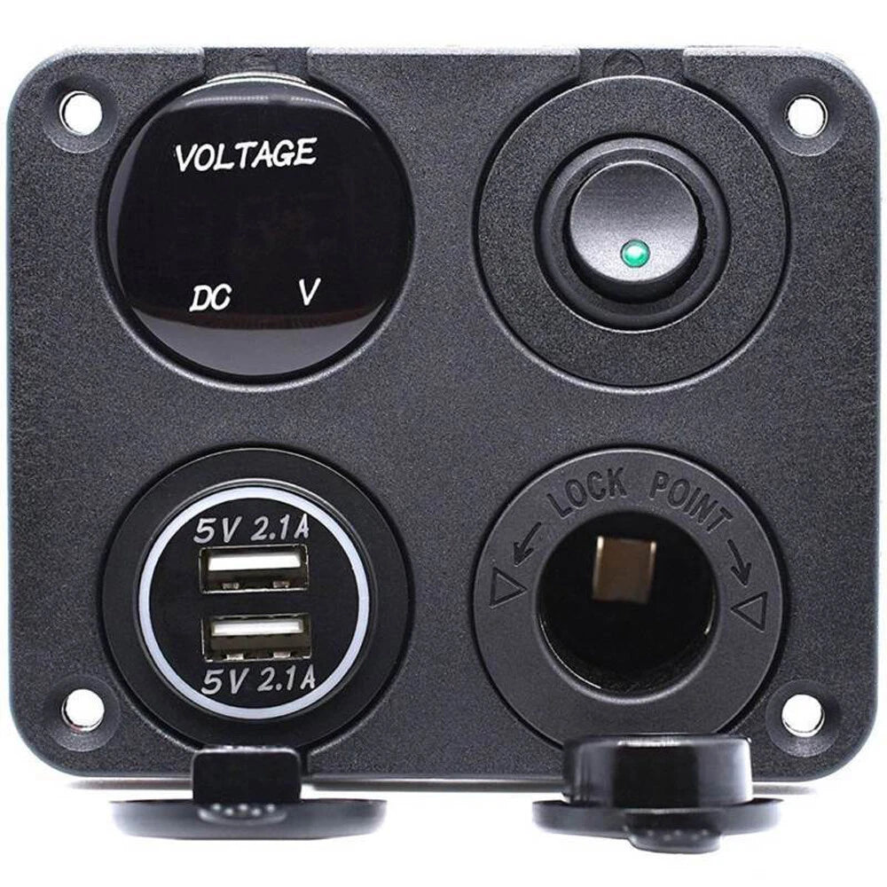 LED Rocker Switch Panel Red