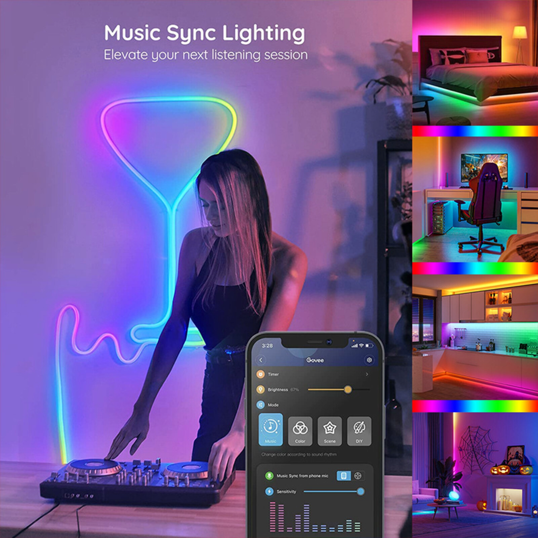 3m LED Strip Light RGB Bluetooth Control