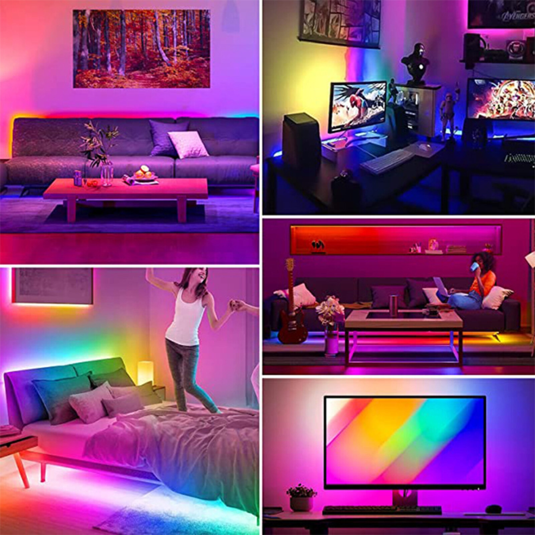 15m LED Strip Light RGB Bluetooth Control