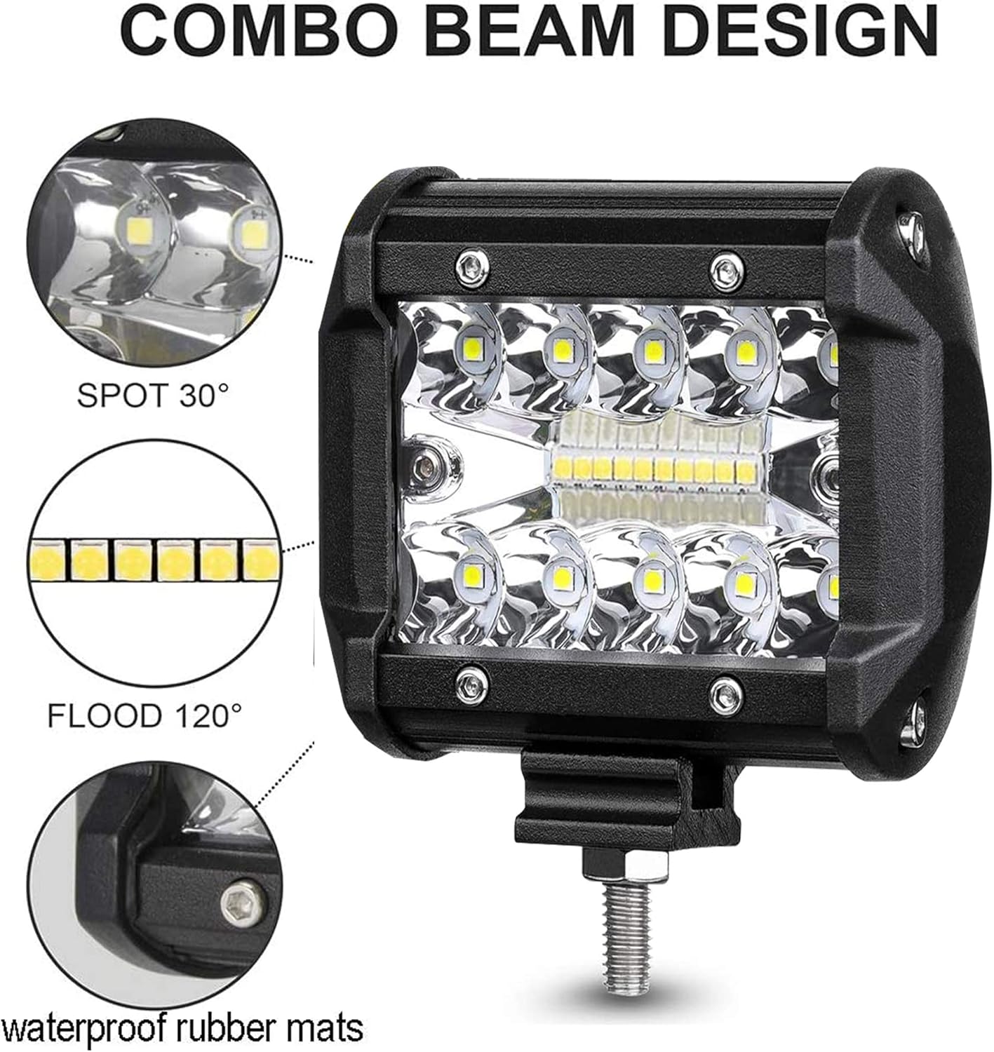 4Inch LED Work Light Bar