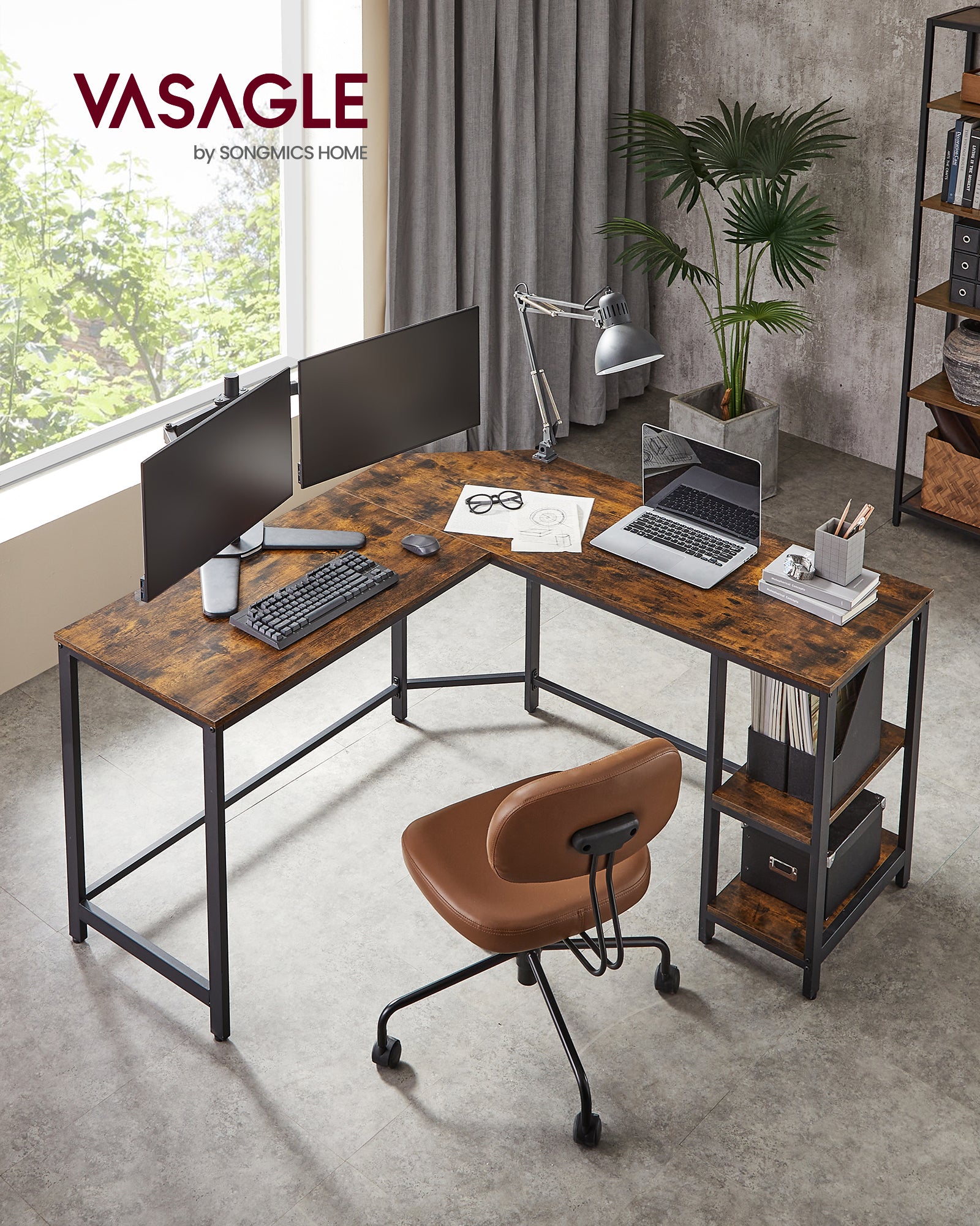 VASAGLE Computer Desk Table