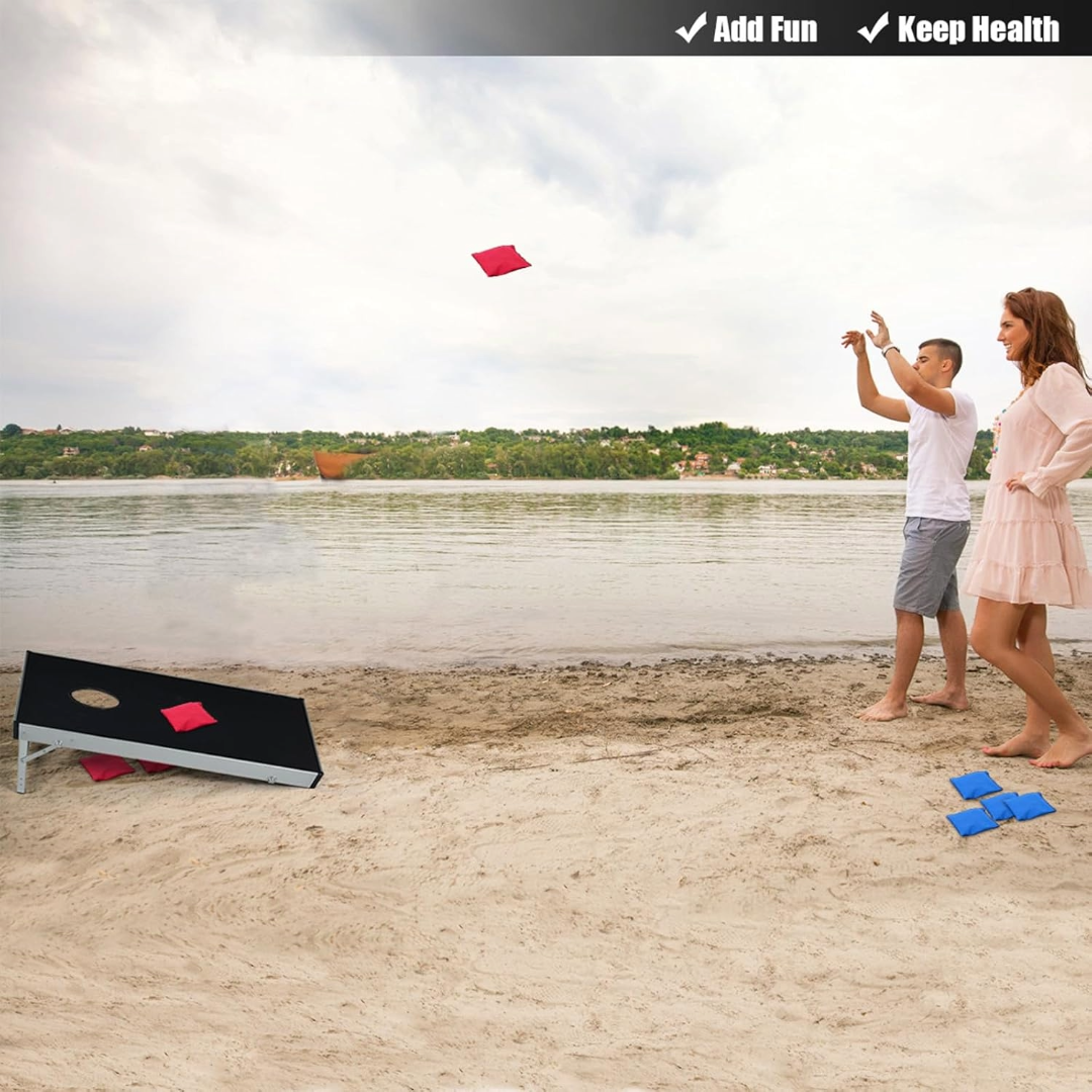 Cornhole Board Game Set Corn Hole bean bag Game Set