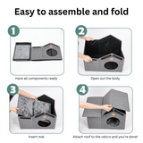 Large Foldable Waterproof Outdoor Pet House