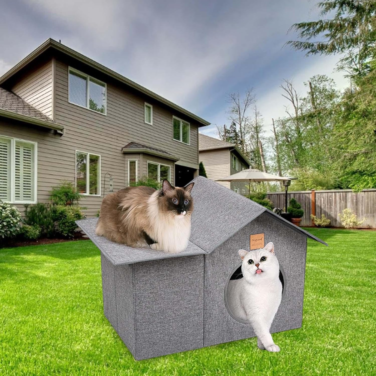 Large Foldable Waterproof Outdoor Pet House