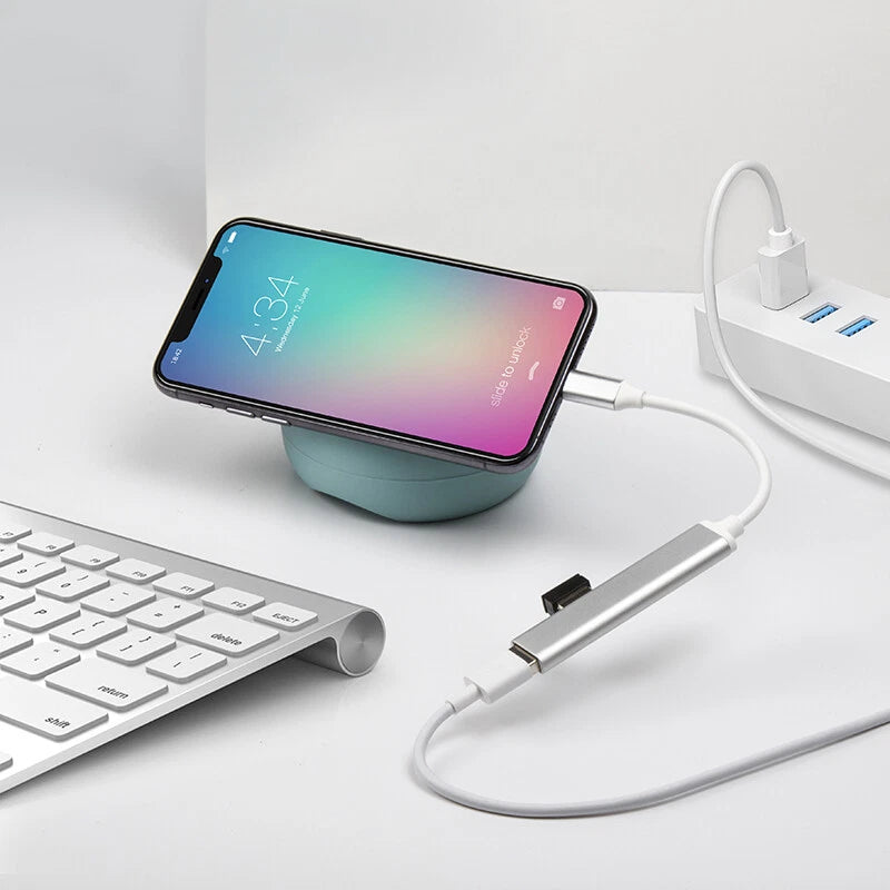 Lightning To USB 3 Port OTG adapter