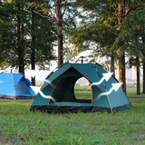Camping Tent Outdoor Camping Hiking Tent 3-5 Person (Dark Green)