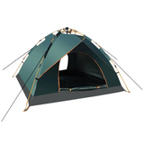 Camping Tent Outdoor Camping Hiking Tent 3-5 Person (Dark Green)
