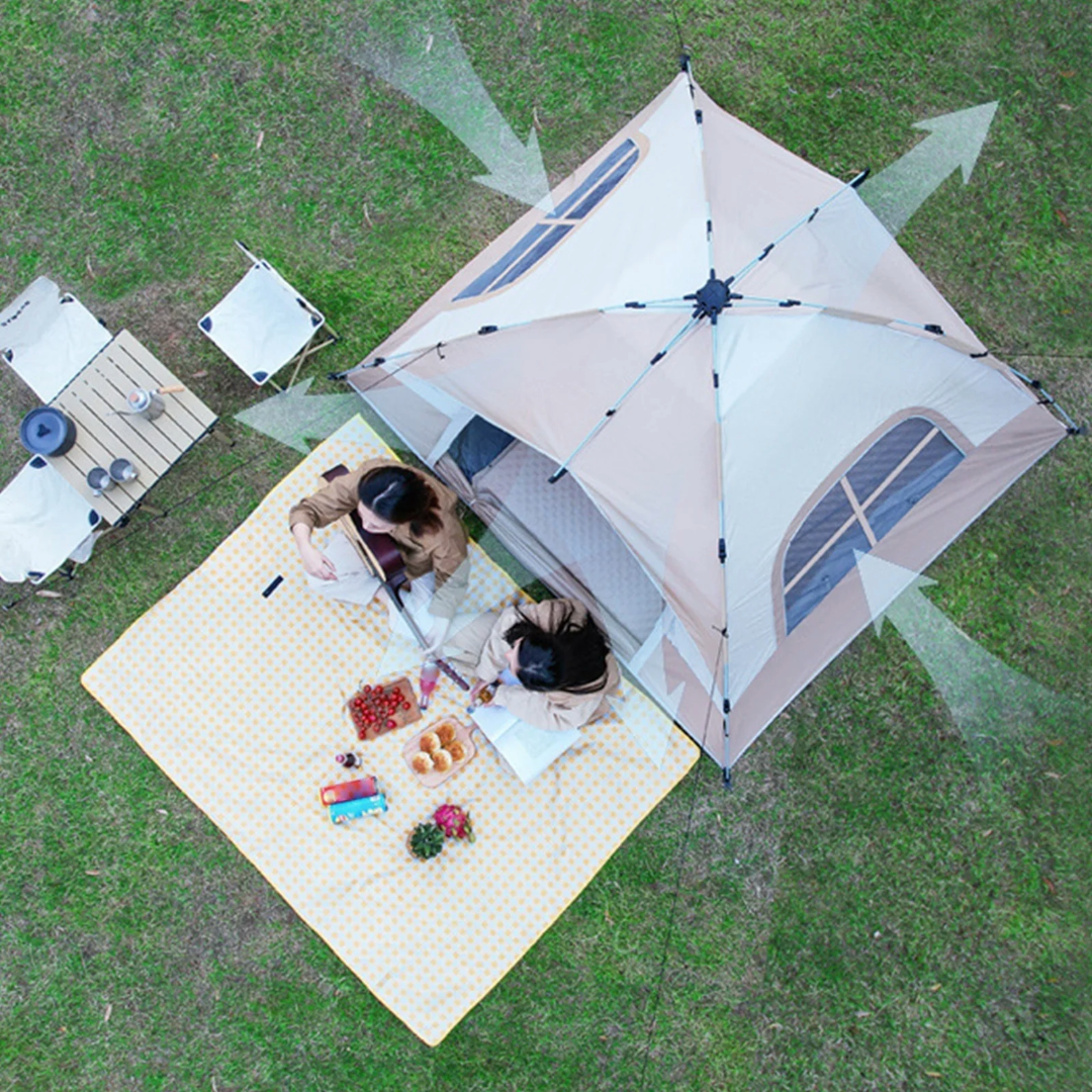 Camping Tent 3-5 Person Heavy Fabric Material