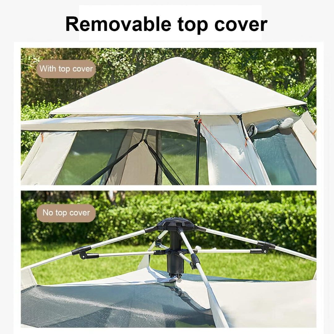 Camping Tent With Canopy 3-5 Person Outdoor Tent
