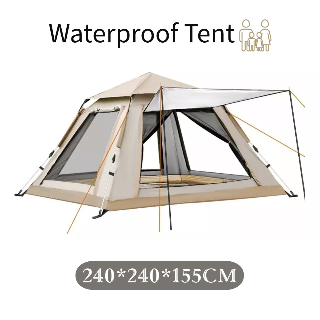 Camping Tent With Canopy 3-5 Person Outdoor Tent