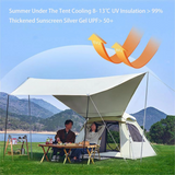 Camping Tent With Canopy 3-5 Person Tent