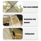 Camping Tent With Canopy 3-5 Person Tent
