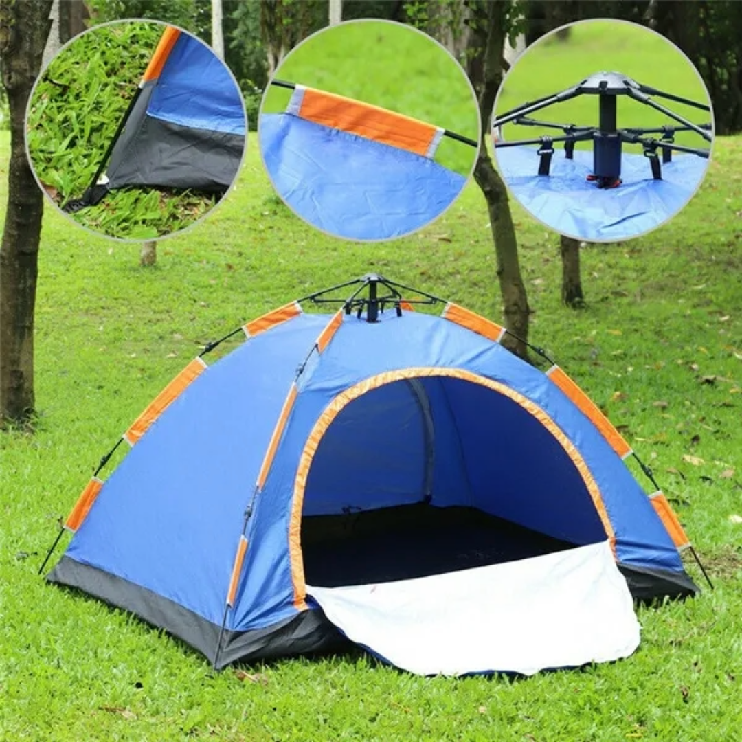Camping Tent 3-4 Person Pop-Up Tent