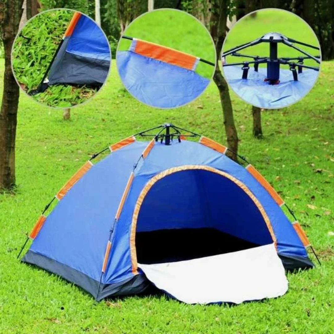 Camping Tent 3-4 Person Pop-Up Tent