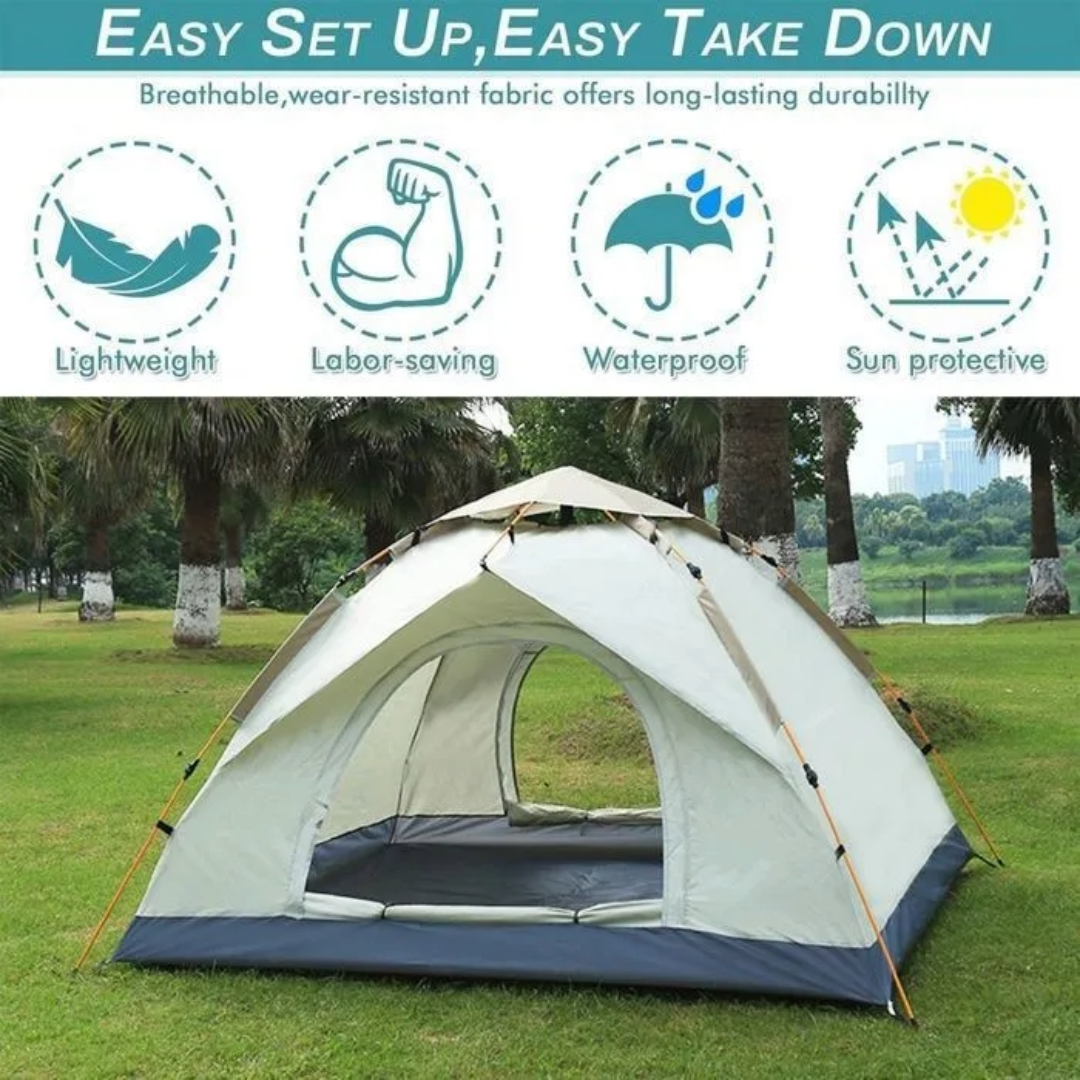 Camping Tent 3-5 Person Pop-Up Tent