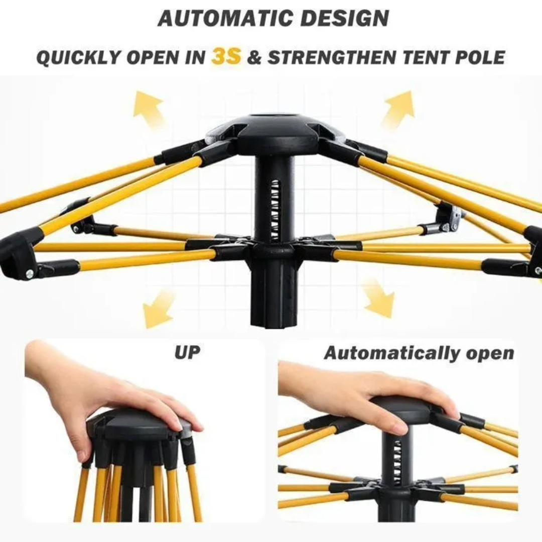 Camping Tent 3-5 Person Pop-Up Tent