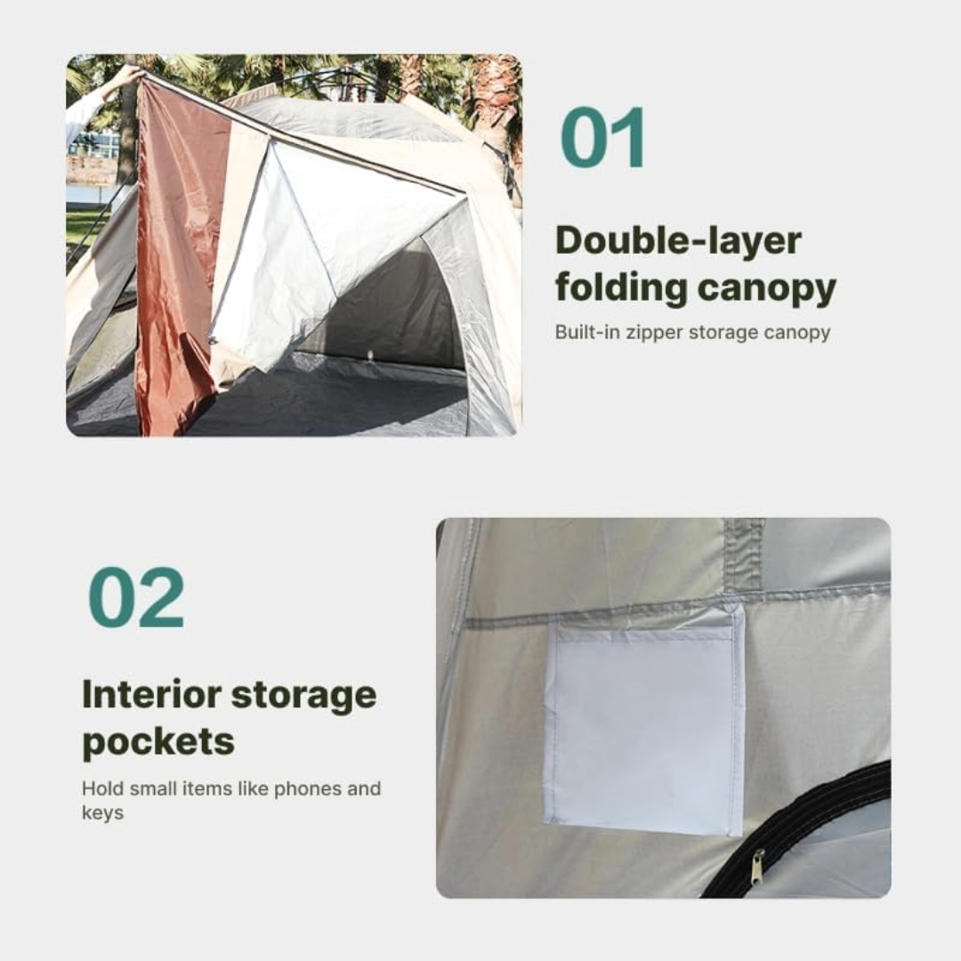 Camping Tent with Canopy