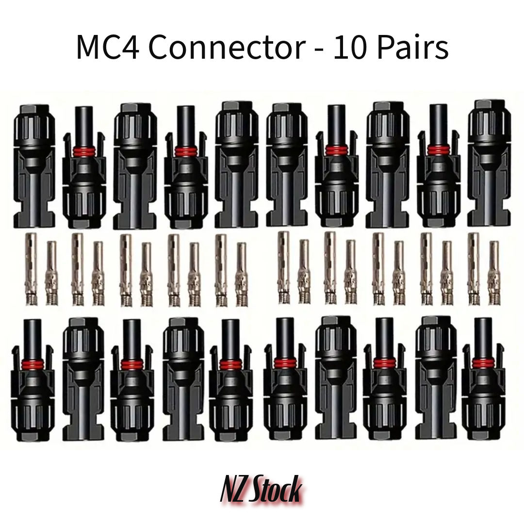 10 Pair MC4 Solar Panel Connectors Male Female