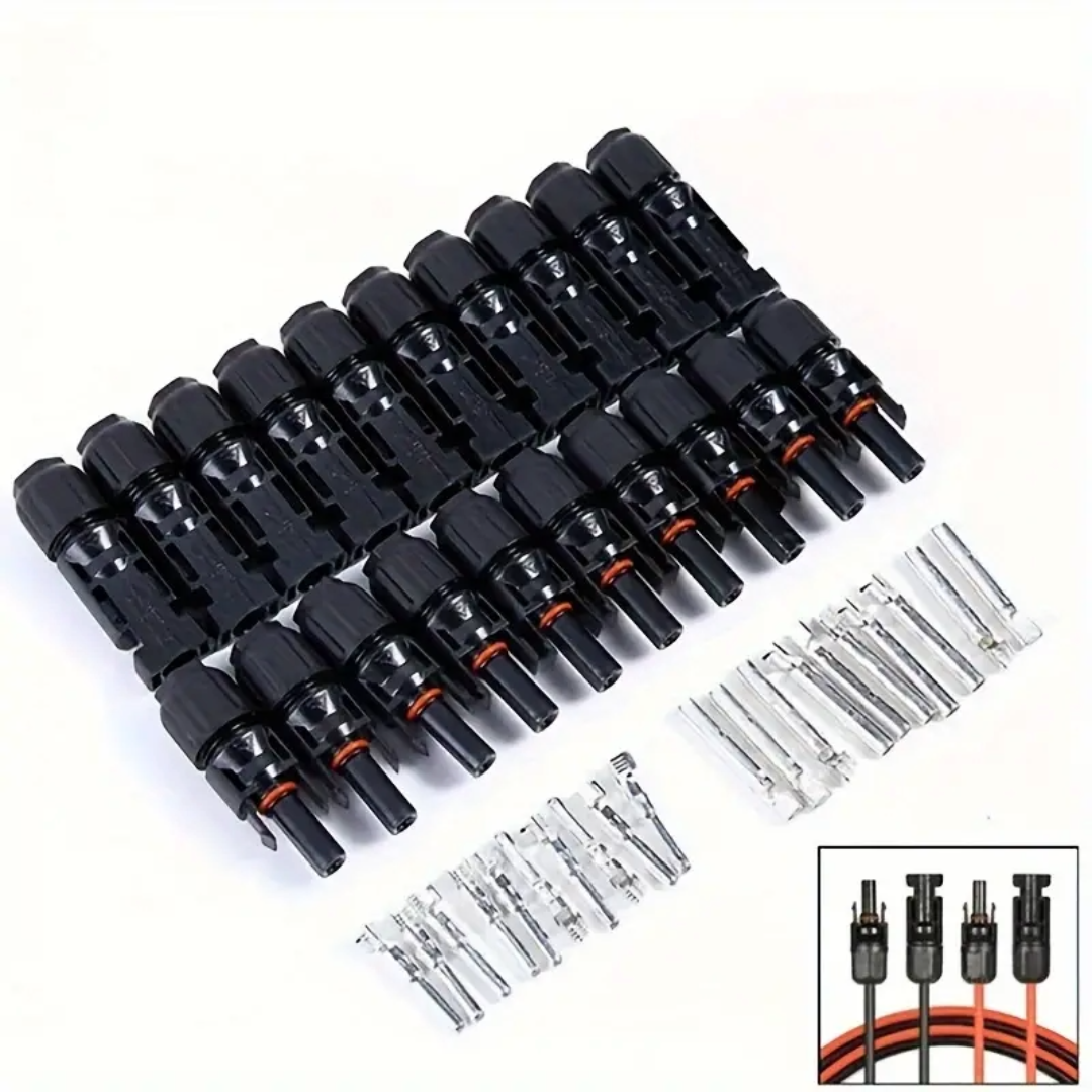 10 Pair MC4 Solar Panel Connectors Male Female