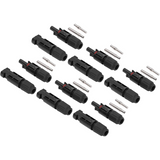 6 Pair MC4 Solar Panel Connectors Male Female