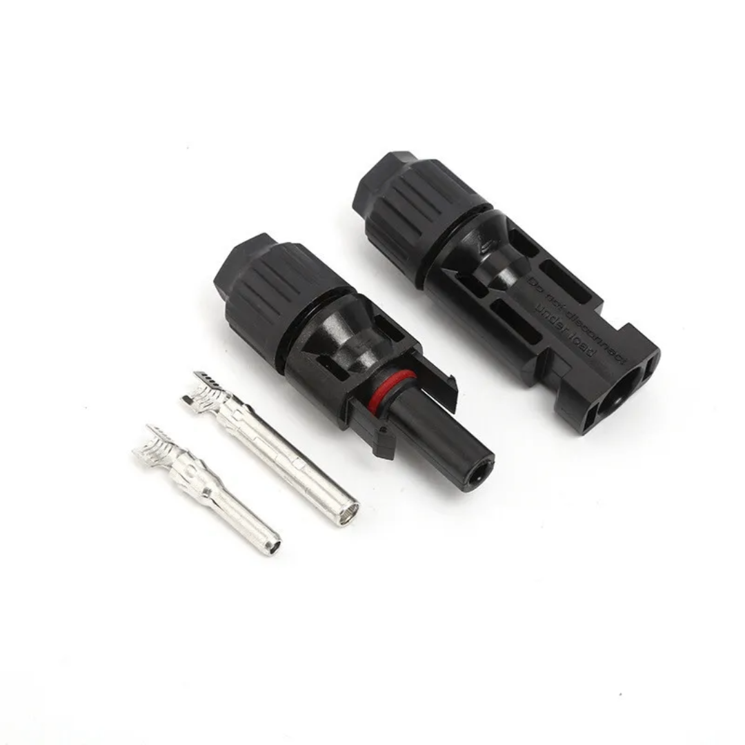 1 Pair MC4 Solar Panel Connectors Male Female