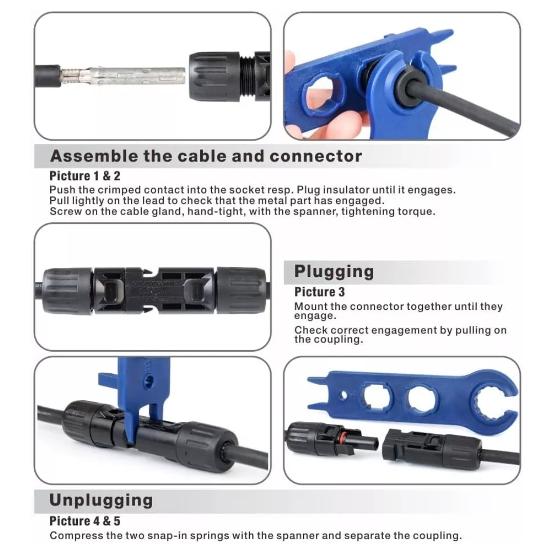 Crimping Tool / Solar Crimper MC4 Kit / MC4 Solar Crimper