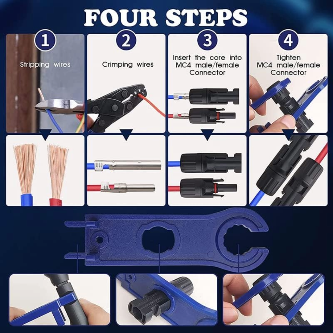 Crimping Tool / Solar Crimper MC4 Kit / MC4 Solar Crimper