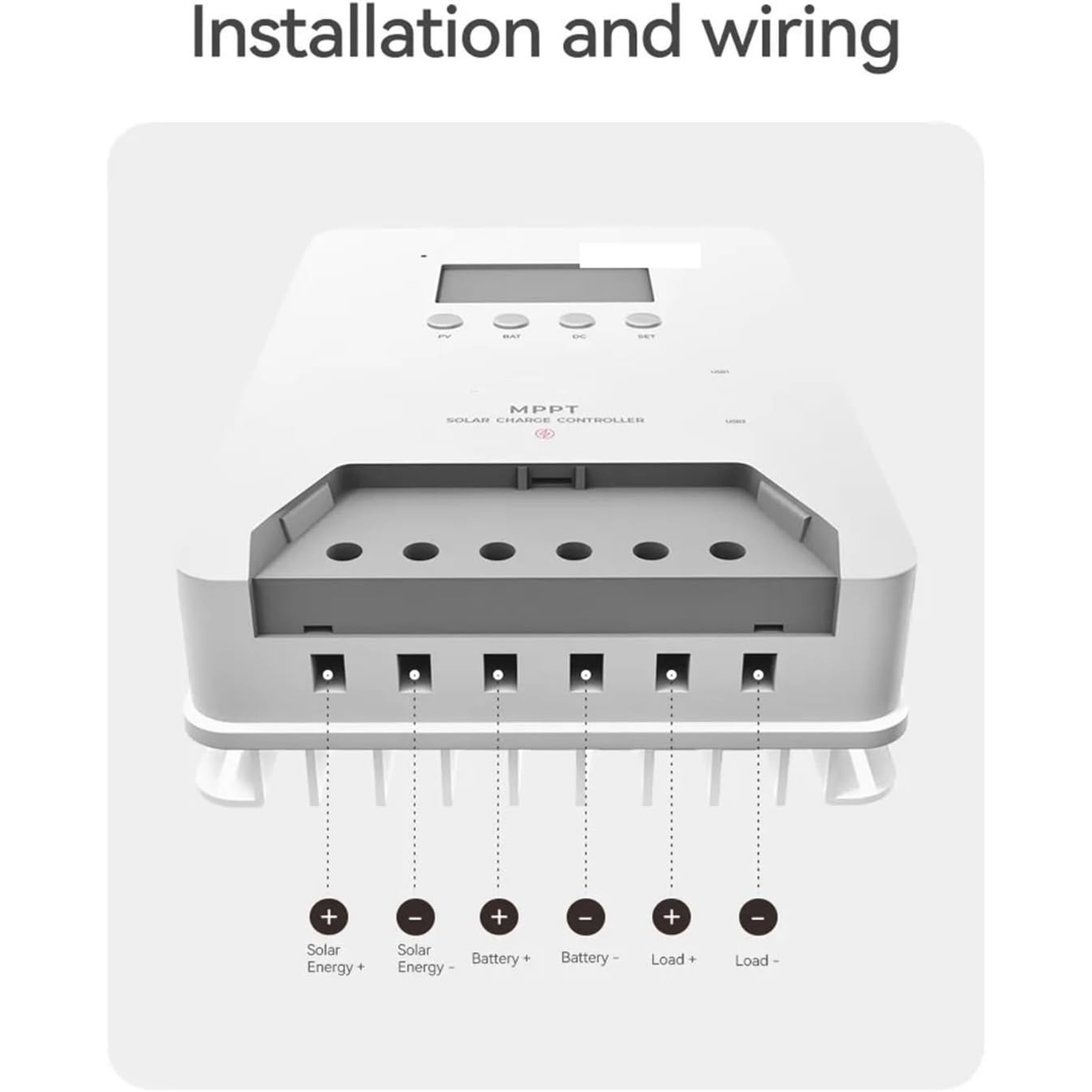 40A MPPT Solar Charge Controller RV Charging