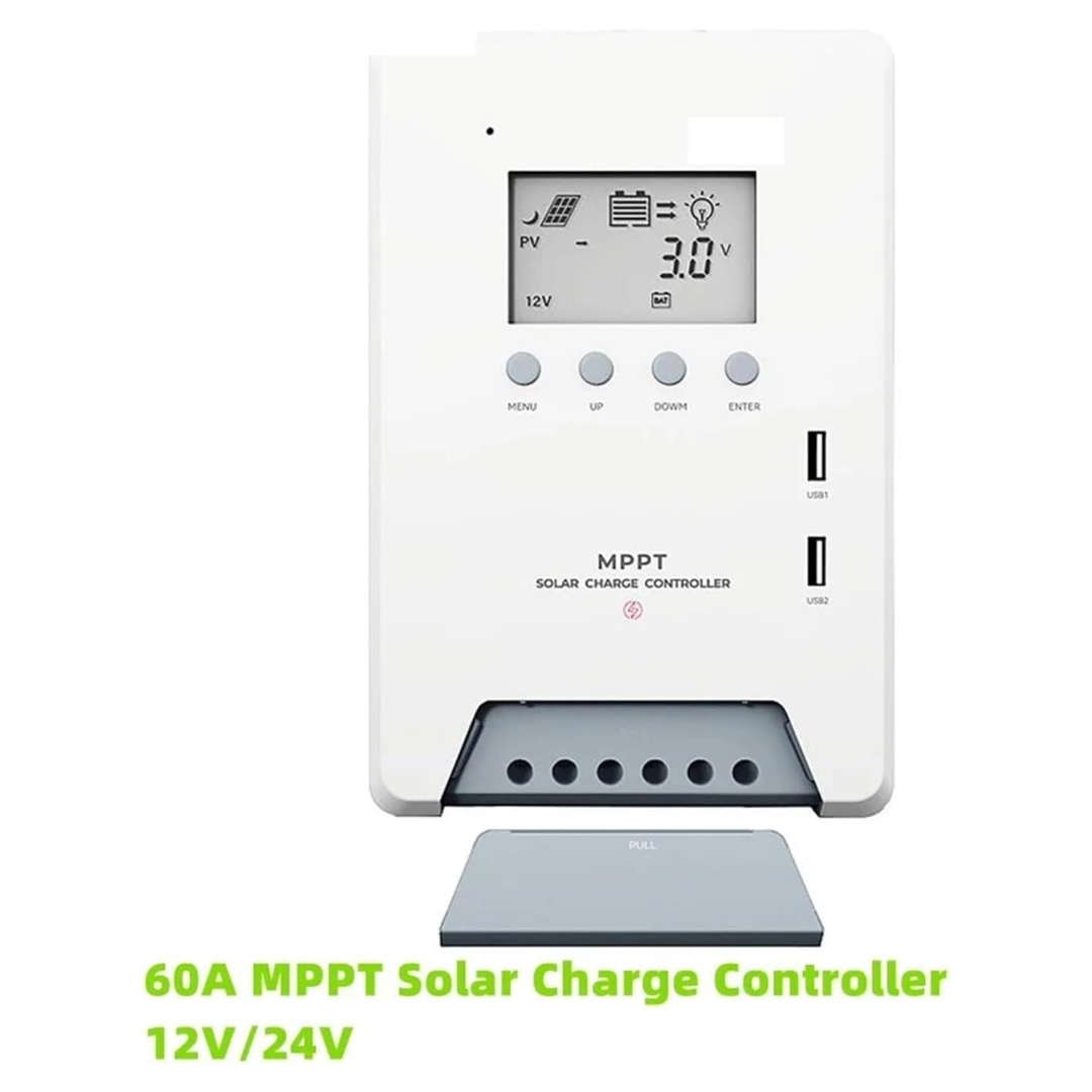 60A MPPT Solar Charge Controller RV Charging