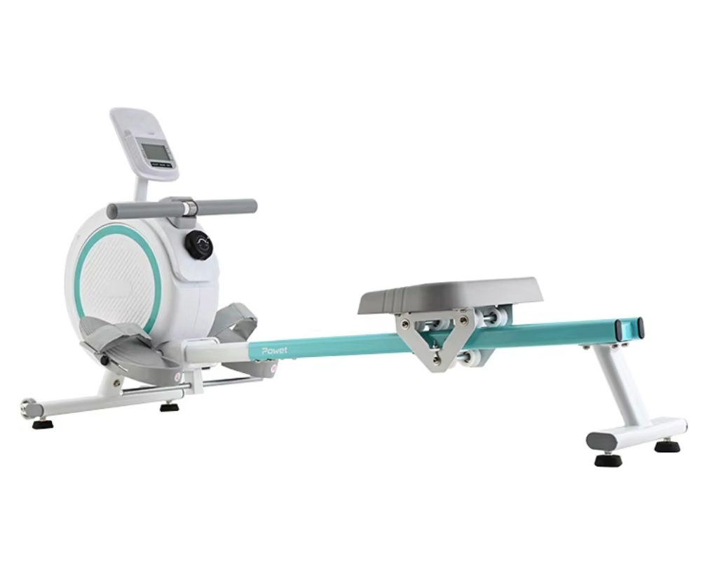 Magnetic Rowing Machine Fitness Machine Double Track