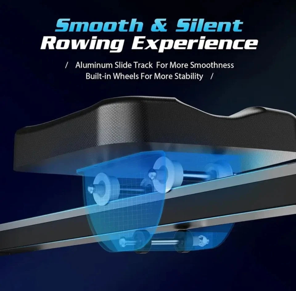 Magnetic Rowing Machine Fitness Machine Double Track
