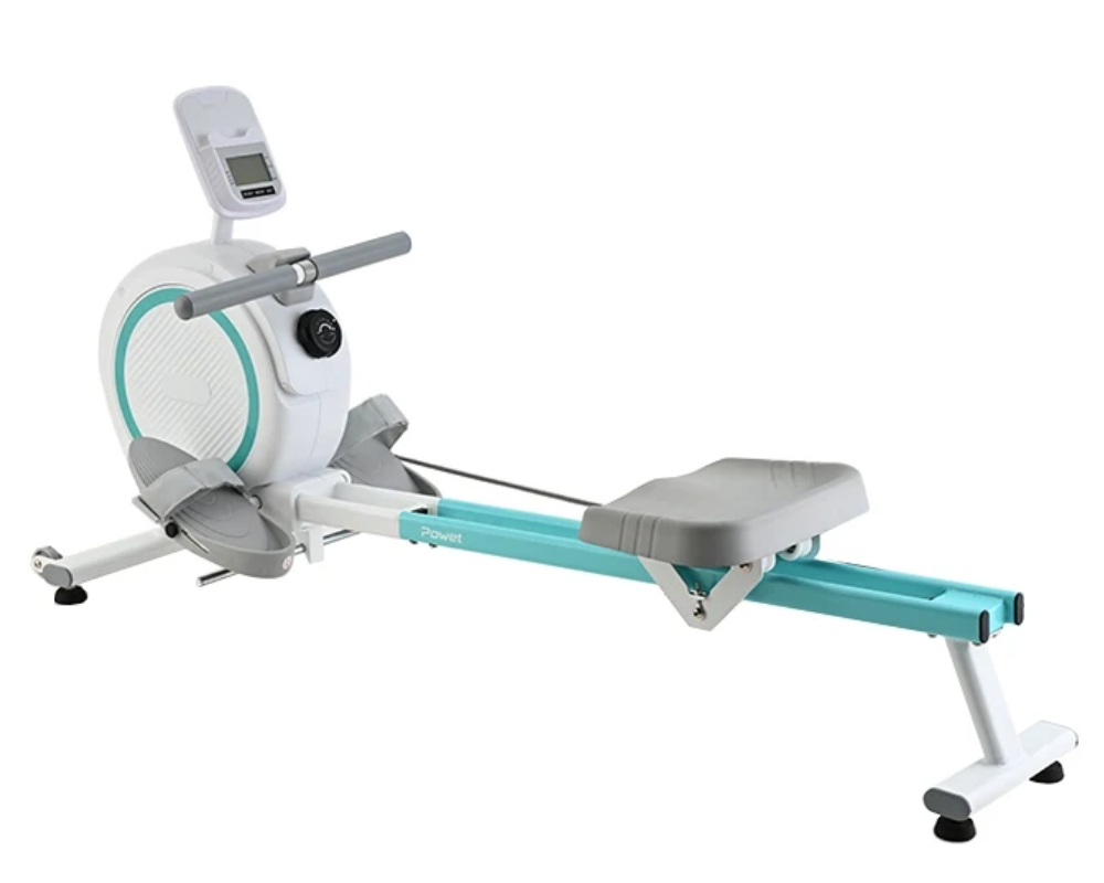 Magnetic Rowing Machine Fitness Machine Double Track