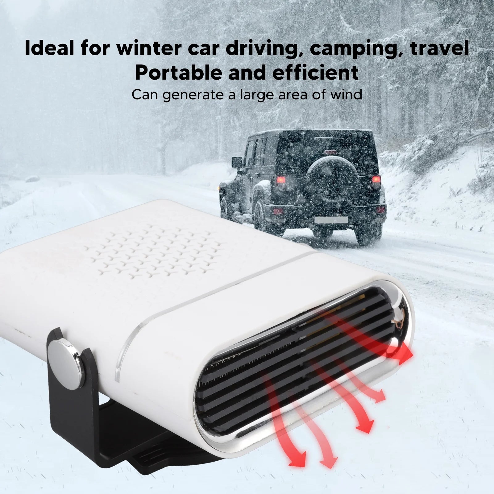 Car Heating system For Windscreen 2 in 1 Portable 12V