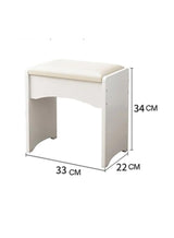 Dressing table with LED Mirror