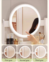 Dressing table with LED Mirror