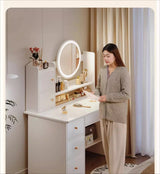 Dressing table with LED Mirror