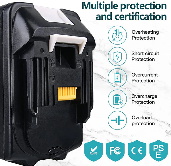 Makita 18V 8.0Ah Li-ion Replacement Battery
