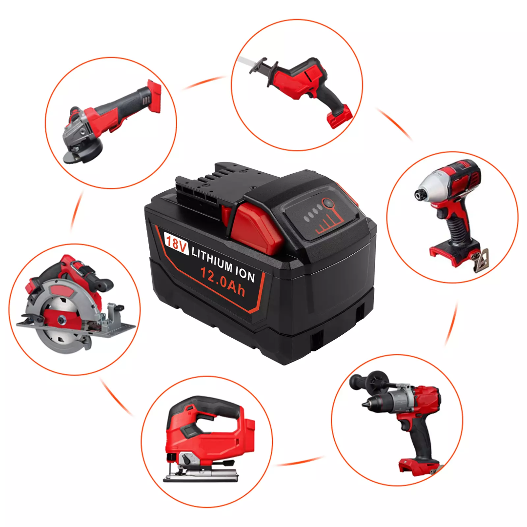 Replacement Milwaukee Battery M18 18V 12Ah Battery