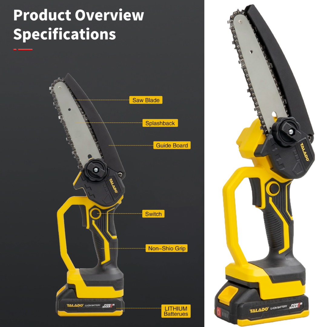 Mini Chainsaw Cordless Power ChainSaws 6"
