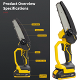 Mini Chain saw Cordless Power Chain Saws 6"