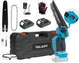 Mini Chain saw Cordless Power Chain Saws 8" with Extension Pole & Battery System