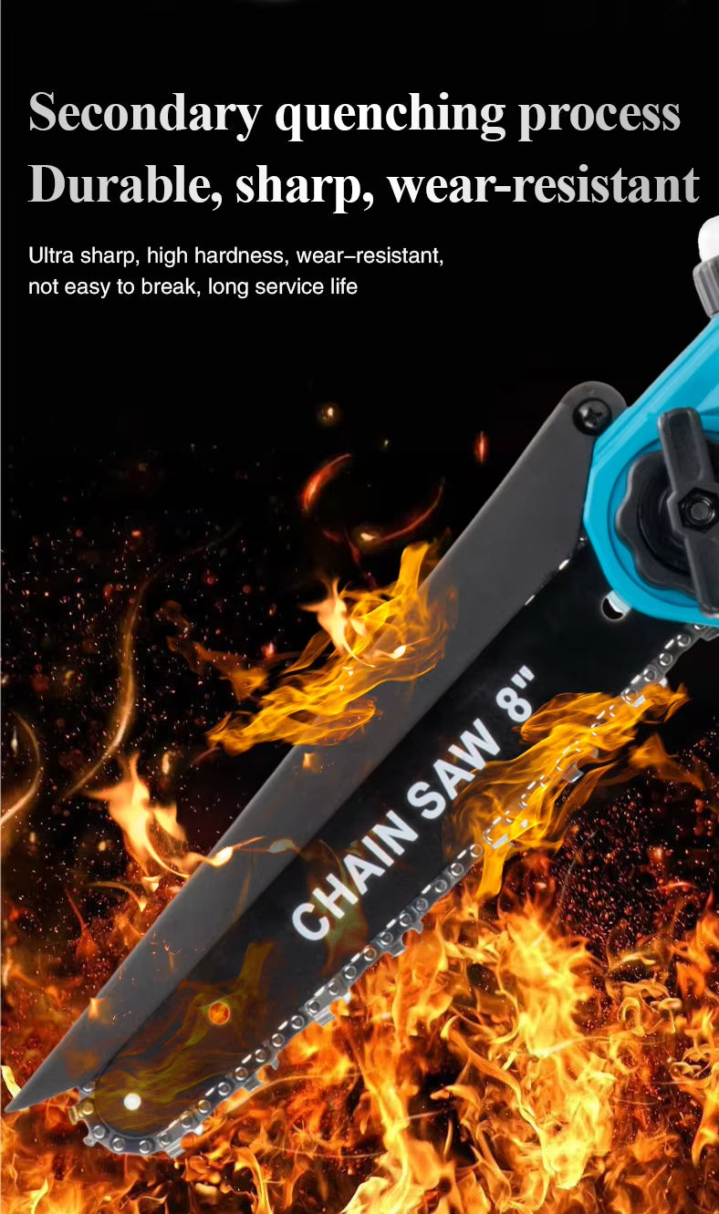 Mini Chainsaw Cordless Power ChainSaws 8"
