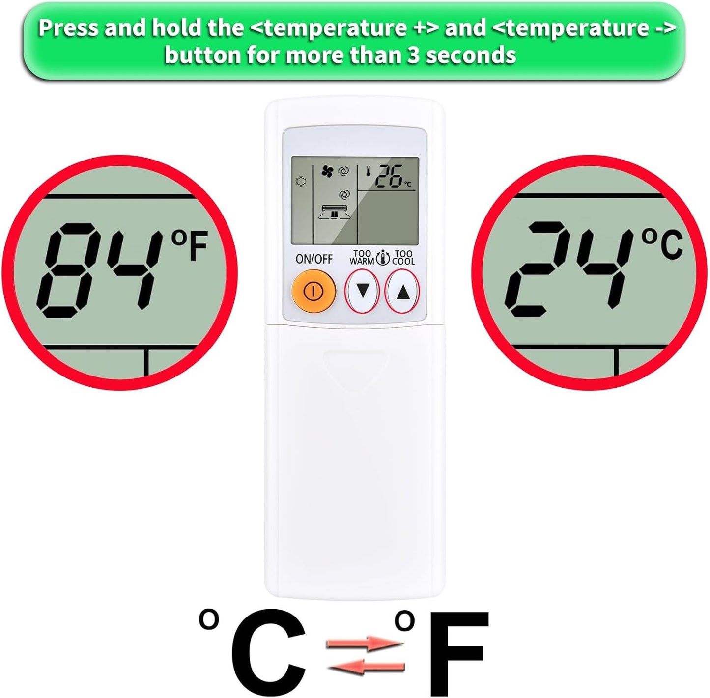 Mitsubishi Heat Pump Remote Replacement
